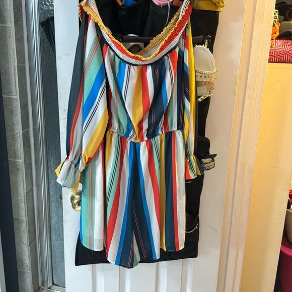 Multi Color Romper - Picture 1 of 3